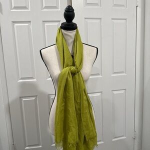 New | Avocado Green Linen Rayon Soft Hijab/Scarf